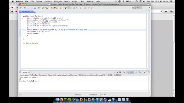 Java Calculator "TyrCalc" смотреть онлайн