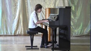 Cоколова Дарья (13 лет) Выпускной экзамен по фортепиано. 7 класс.