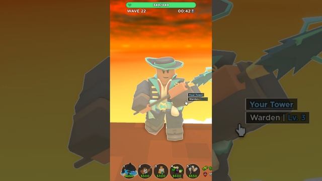 All Levels Pirate Warden Pirate Skincrate Roblox Tower Defense Simulator смотреть онлайн