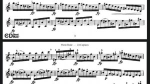 Pierre Rode, Caprice No.2 notes / Роде , каприс 2 , ноты