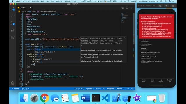 React Native Tutorial | Fetch Data from API – смотреть онлайн видео от ...