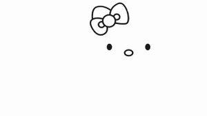 Hello Kitty. Развивающие мультики. Учимся рисовать. Раскраска. Выпуск 3.