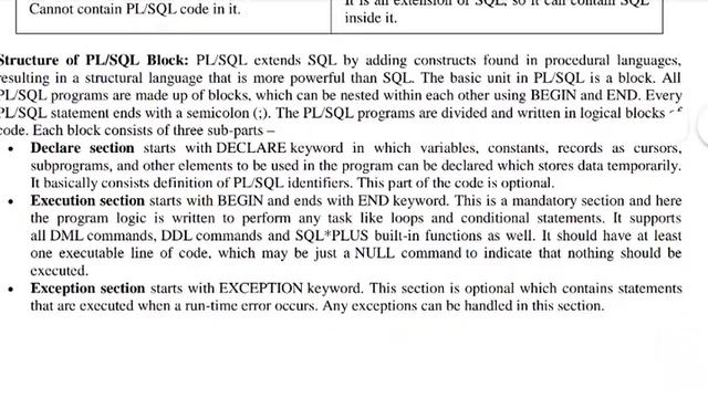 PL/SQL - An Introduction