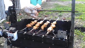 Элекровертел для мангала