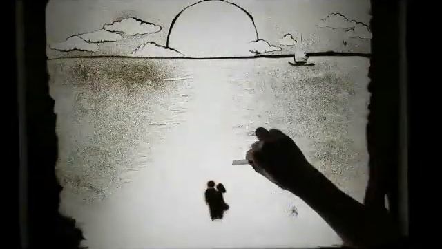 Песочное шоу на годовщину свадьбы sand art by Madi Bekdair смотреть онлайн
