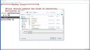 Tutorial 20 : OOPS: Classes and Objects in Python