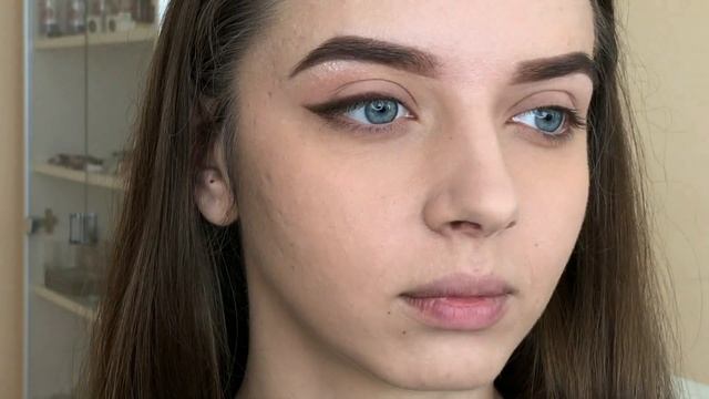Растушеванная стрелка. Вечерний макияж/Макияж пошагово.
