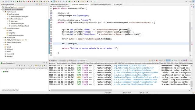 Curso Spring - Aula 5 - Boot MVC com Java смотреть онлайн