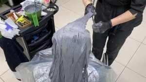 Тотальный блонд, холодный перламутровый оттенок. Как осветлить сильно отросший корень и рыжую длину