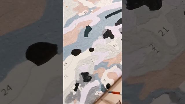 Painting by numbers Coloring picture Hobby Relaxing video смотреть онлайн