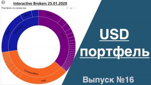 Trade Talk - выпуск 16 - Обзор портфеля в Interactive Brokers 25.01.2020