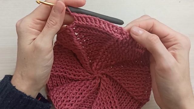 Crochet 3D Wind Rose Beret / Crochet Hat Tutorials
