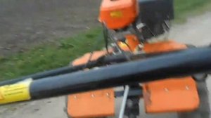 8 день. Работаю с фрезой на мотоблоку Skiper 1400.