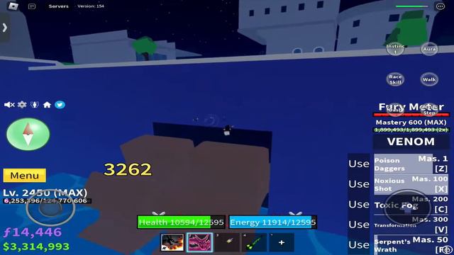 Venom Mobile Bounty Hunting [mobile] - Blox Fruits Update 18 [Roblox]