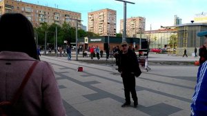 Песни Цоя у метро Электрозаводская. 06-2022