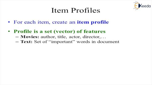 Content Based Recommendations Systems - Recommendation Systems - Big Data Analytics