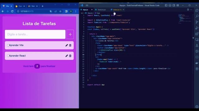 Crud Vite  React  Firebase - TodoList