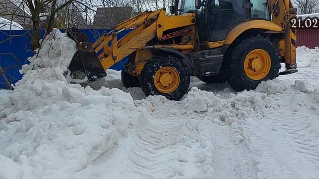 Дроздово. Экскаватор погрузчик. Когда нет зимней машины. смотреть онлайн