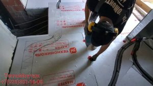 Основание для теплых полов при помощи Toua gsn 50