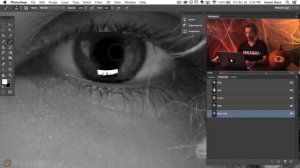 How to Black Out Eyes in Photoshop