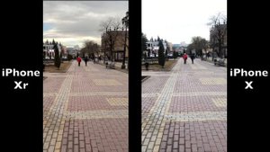 Камеры iPhone XR vs  iPhone X Сравнение