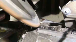 Автоматическая заточка пильной цепи с победитовыми напайками