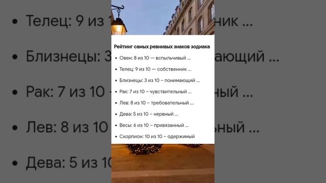 Самые ревнивые знаки зодиака #жизненно