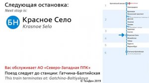 Информатор САВПЭ: СПБ-Балтийский - Гатчина-Балтийская