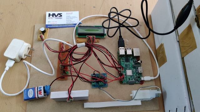 Face Mask detection and  Temperature with gate controlling using Raspberry pi MLX90614 OpenCV