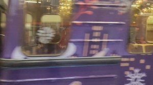 Прибытие новогоднего еж-3 на станцию Котельники