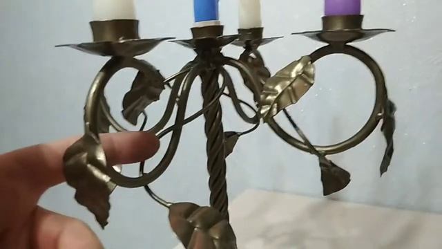 Металлический подсвечник своими руками . смотреть онлайн