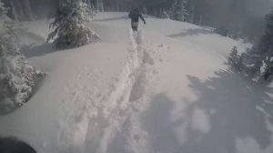 Спуск с горы, кувырки