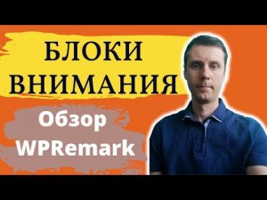 Обзор плагина блоков внимания WPRemark