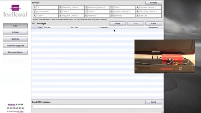 HDMI CEC kwikwai demo смотреть онлайн