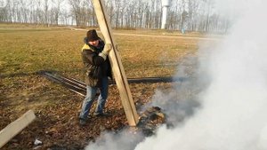 Потрясающий результат!! Скандинавский стиль. Брошировка доски, эконом вариант.