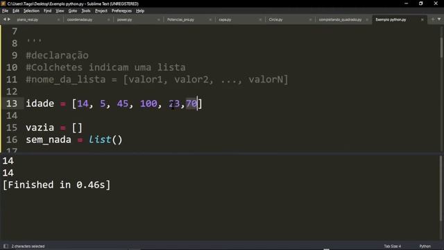 Como inserir elementos numa lista em Python ? Métodos append() e insert() смотреть онлайн