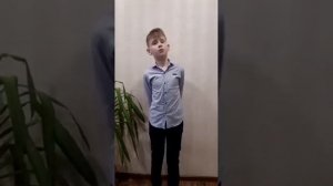 Стих "Печальная лошадь", читает Гайнуллин Тимур,студия "Зеркало",г.Томск.