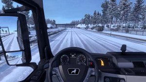 Морозная зима (Frosty Winter Weather) v9.3 для Euro Truck Simulator 2 (1.46.x) Обзор мода