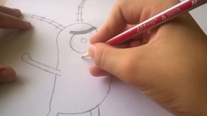 Как нарисовать Планктона из Губки Боба? | How to draw Plankton from Spongebob?