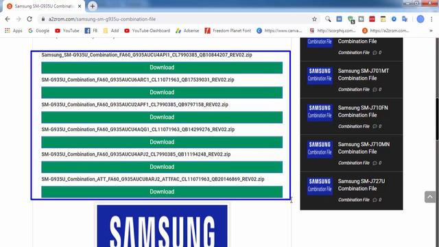 Download Samsung SM-G935U Combination File | Firmware | Flash File смотреть онлайн