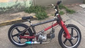 HOW TO MAKE FRAME  BMX. CUB C90 DE HONDA