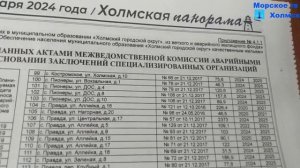 275 домов в городе Холмск и районе признаны аварийными и подлежат сносу в 2025 году