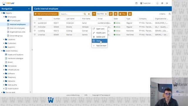 Webinar: Presentation of CMDBuild 3.4.1 version смотреть онлайн
