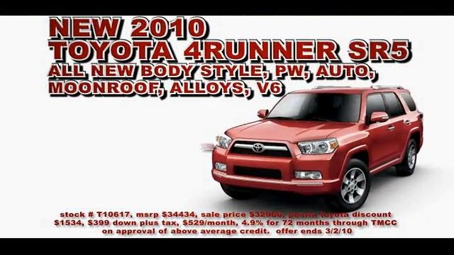 Peoria Toyota Mega Sale 2010