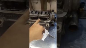 регулировка клапанов на снятой башке