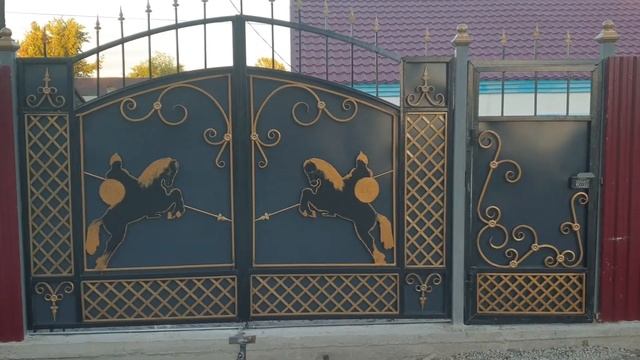 Кованые ворота вариант 2 смотреть онлайн