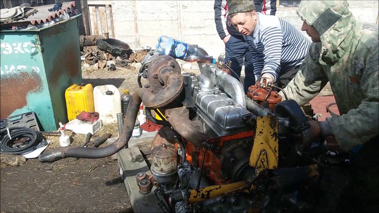 Стуканул двигатель на трелевочнике