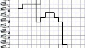 Кенгуру. Графический диктант по клеточкам