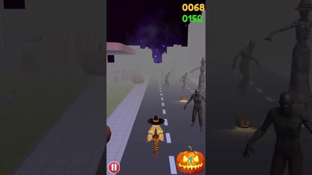 unity chan run in halloween