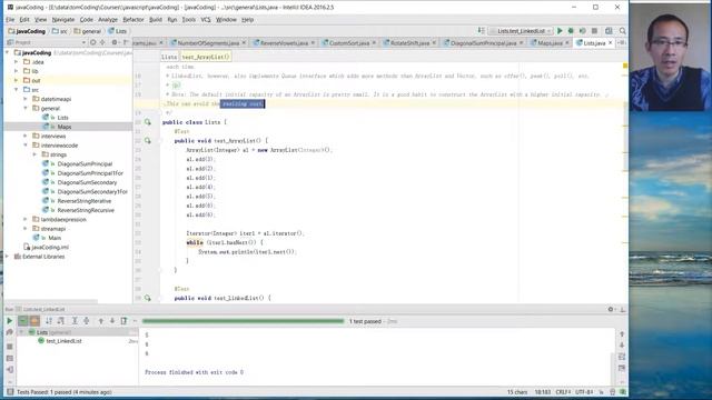 Coding Java ArrayList vs  LinkedList vs  Vector